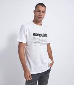 Camiseta com Estampa Empatia