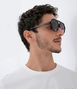 Óculos De Sol Masculino Modelo Redondo
