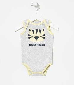 Body Infantil Baby Tiger - Tam 0 a 18 meses