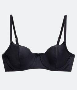 Biquíni Top Meia Taça em Poliamida com Alça Regulável