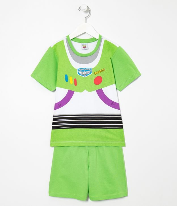 Pijama Infantil Curto Buzz Lightyear - Tam 3 a 8 anos