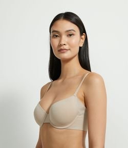 Sutiã Push Up em Microfibra com Lateral Estendida