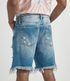Imagem miniatura do produto Bermuda Slim Jeans con Rotos Azul 2