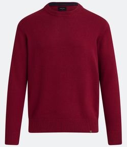 Suéter Comfort Básico em Tricô com Textura Canelada