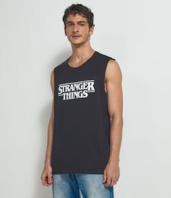 Camiseta com Estampa Stranger Things