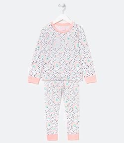 Pijama Infantil Arco Íris - Tam 2 a 12 anos
