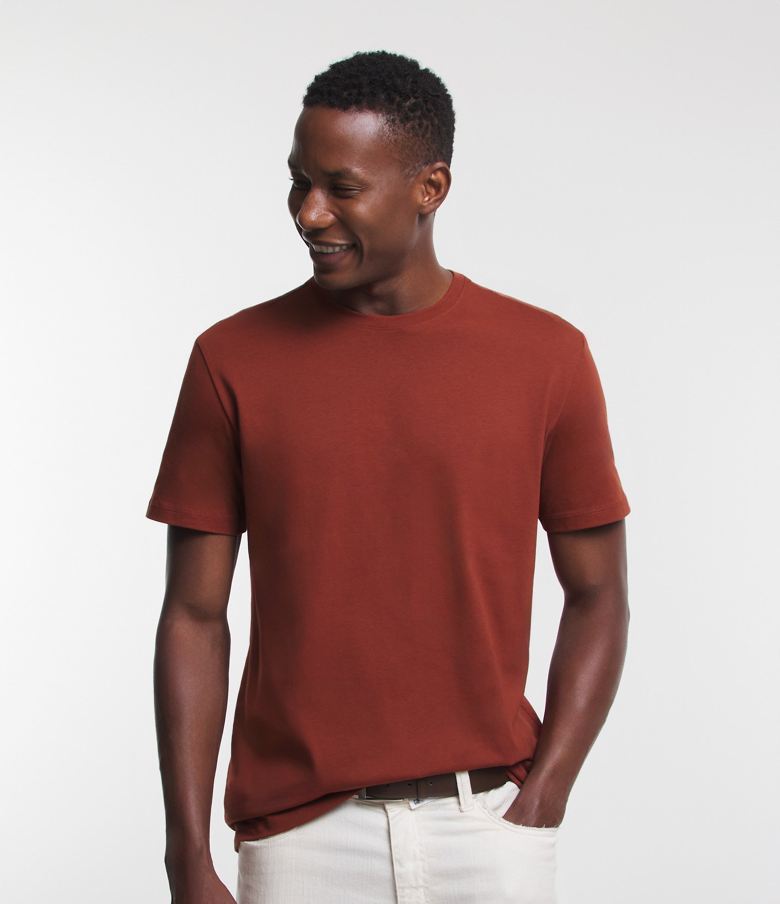 Camiseta Comfort Básica em Algodão Peruano 1