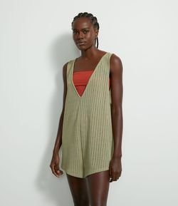 Macaquinho de Praia Curto Liso e Sem Mangas