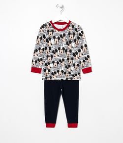 Pijama Infantil Mickey Mouse - Tam 1 a 4 anos