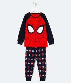 Pijama Infantil Longo Homem Aranha - Tam 2 a 10 anos
