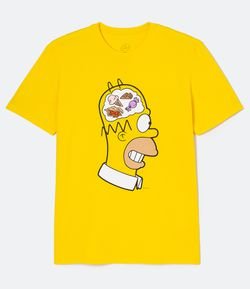 Camiseta com Estampa Homer Simpsons