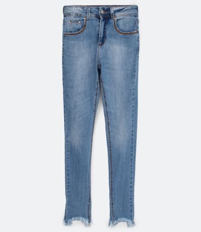 calça jeans preta feminina renner