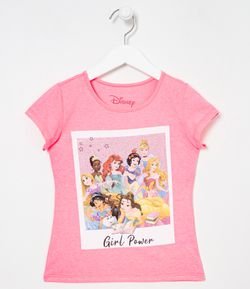 Blusa Infantil Princesas - Tam 2 a 10 anos