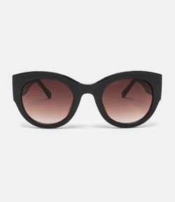 Óculos de Sol Feminino Redondo Modelo Grande