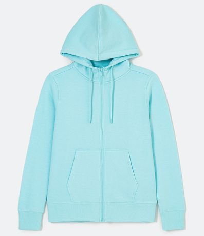 h&m moletom com capuz mint green