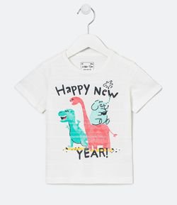 Camiseta Infantil Estampa Bichinhos - Tam 1 a 5 anos