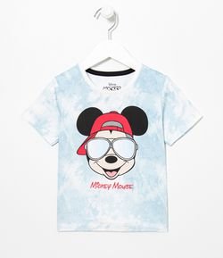 Camiseta Infantil Mickey Tie Dye - Tam 1 a 4 anos