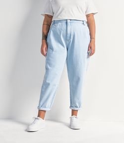 Calça Slouchy Jeans com Pregas Curve & Plus Size