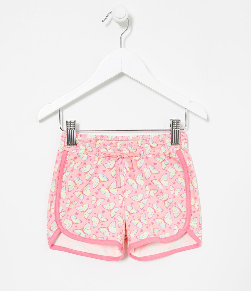 Short Infantil Fit Runner Borboletas - Tam 1 a 5 Menor preço em Short Infantil Fit Runner Borboletas - Tam 1 a 5