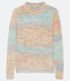 Imagem miniatura do produto Suéter en Tejido de Punto con Cuello Alto en Degradado Multicolores 7