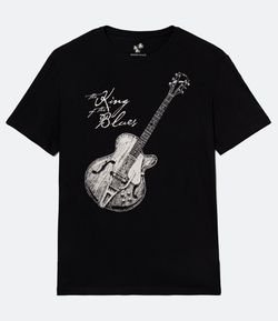Camiseta Comfort Com Estampa Guitarra King Blues