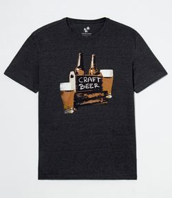 Camiseta com Estampa Beer