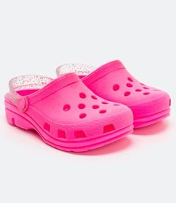 Sandália Infantil Babuche com Glitter - Tam 20 ao 33