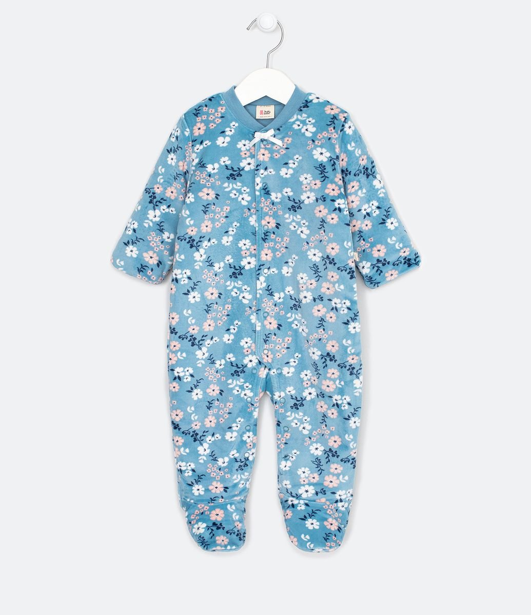 Macacão Infantil em Fleece Estampa Floral - Tam 0 a 18 meses é boa?
