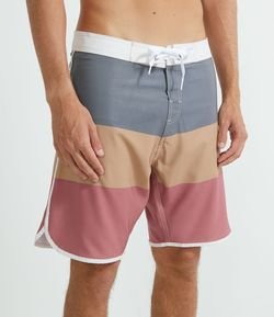 Bermuda de Banho com Elástico no Cós