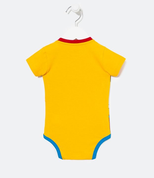 Body Infantil Disfrace Woody Tor Story - Tam 0 a 18 meses Amarillo 2