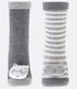 Imagem miniatura do produto Kit 02 Medias Infantil en Algodón con Traqueteo Aplicado - Talle 2 a 5 años Gris Medio 2