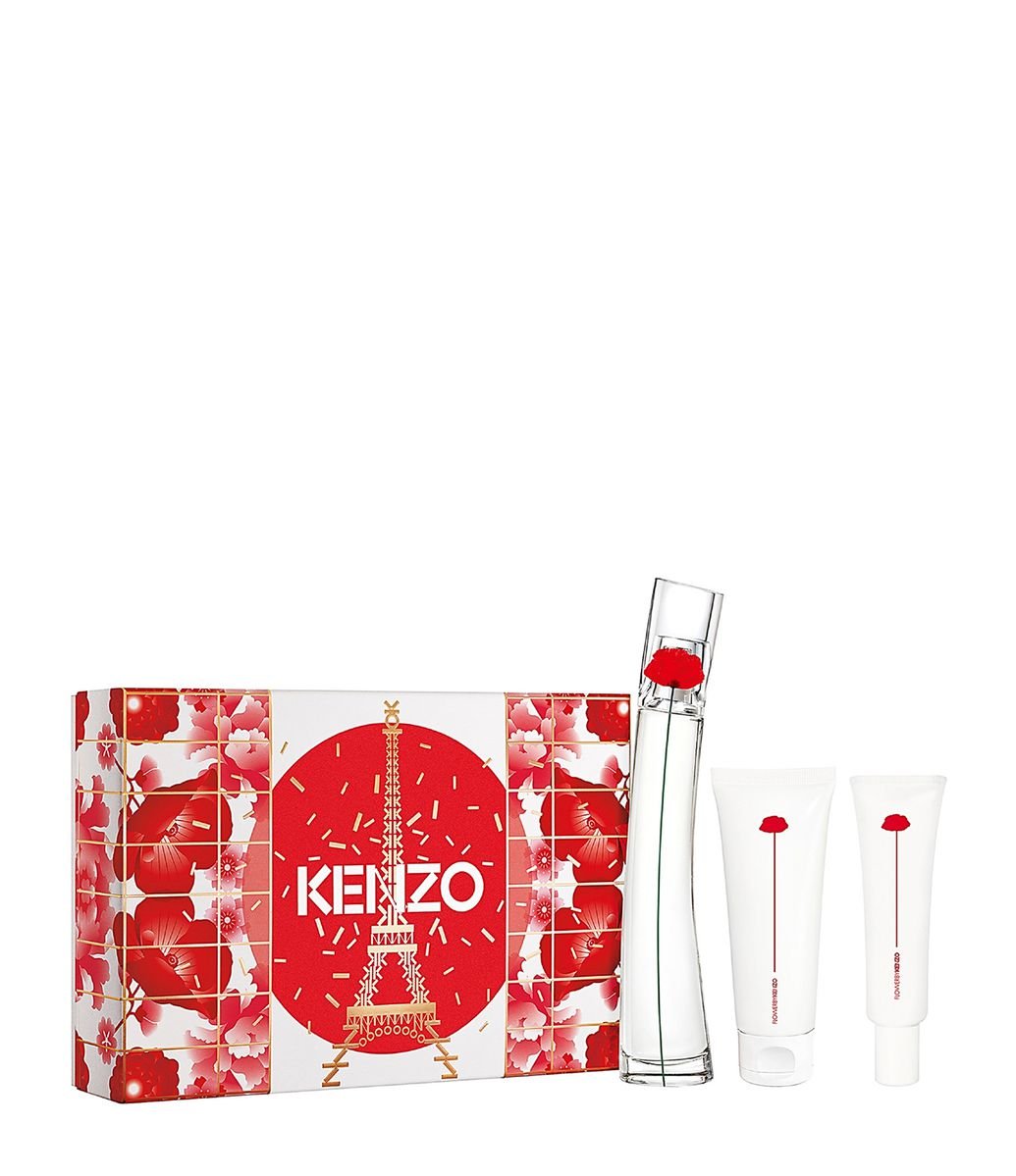Kit Perfume Feminino Kenzo Flower By Kenzo EDP + Body Lotion + Creme De
