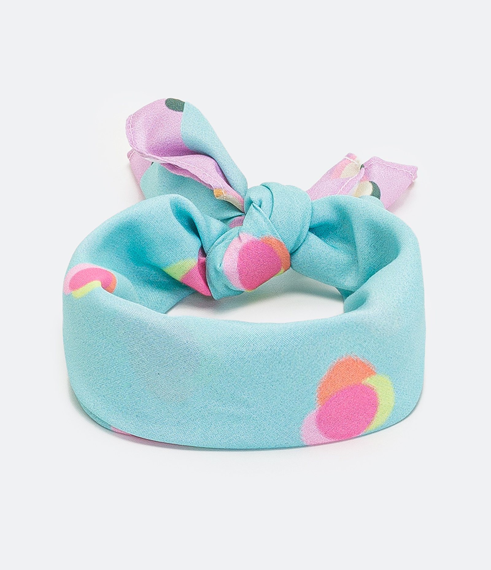 Bandana em Tecido Estampado Multicores 1