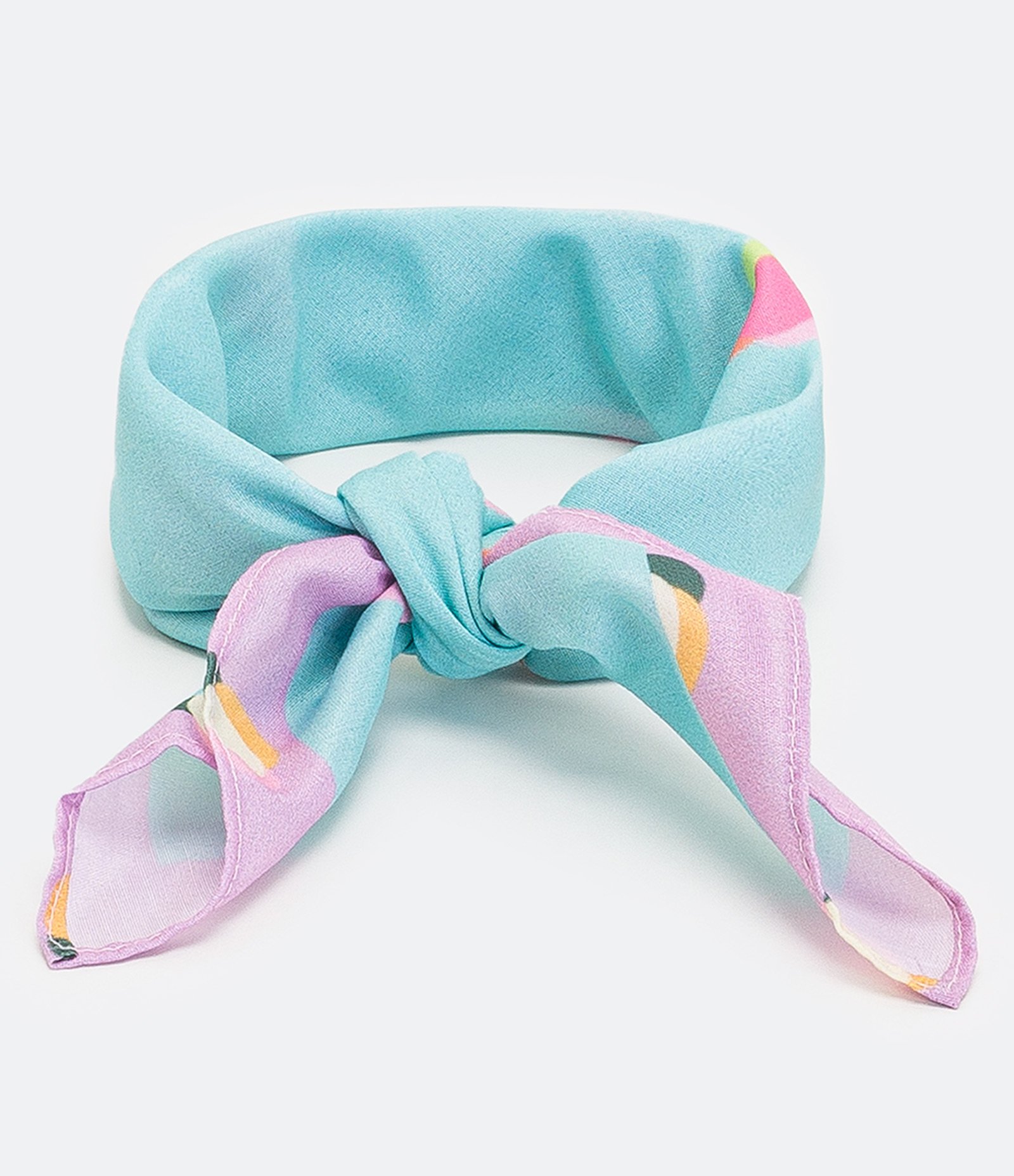 Bandana em Tecido Estampado Multicores 2