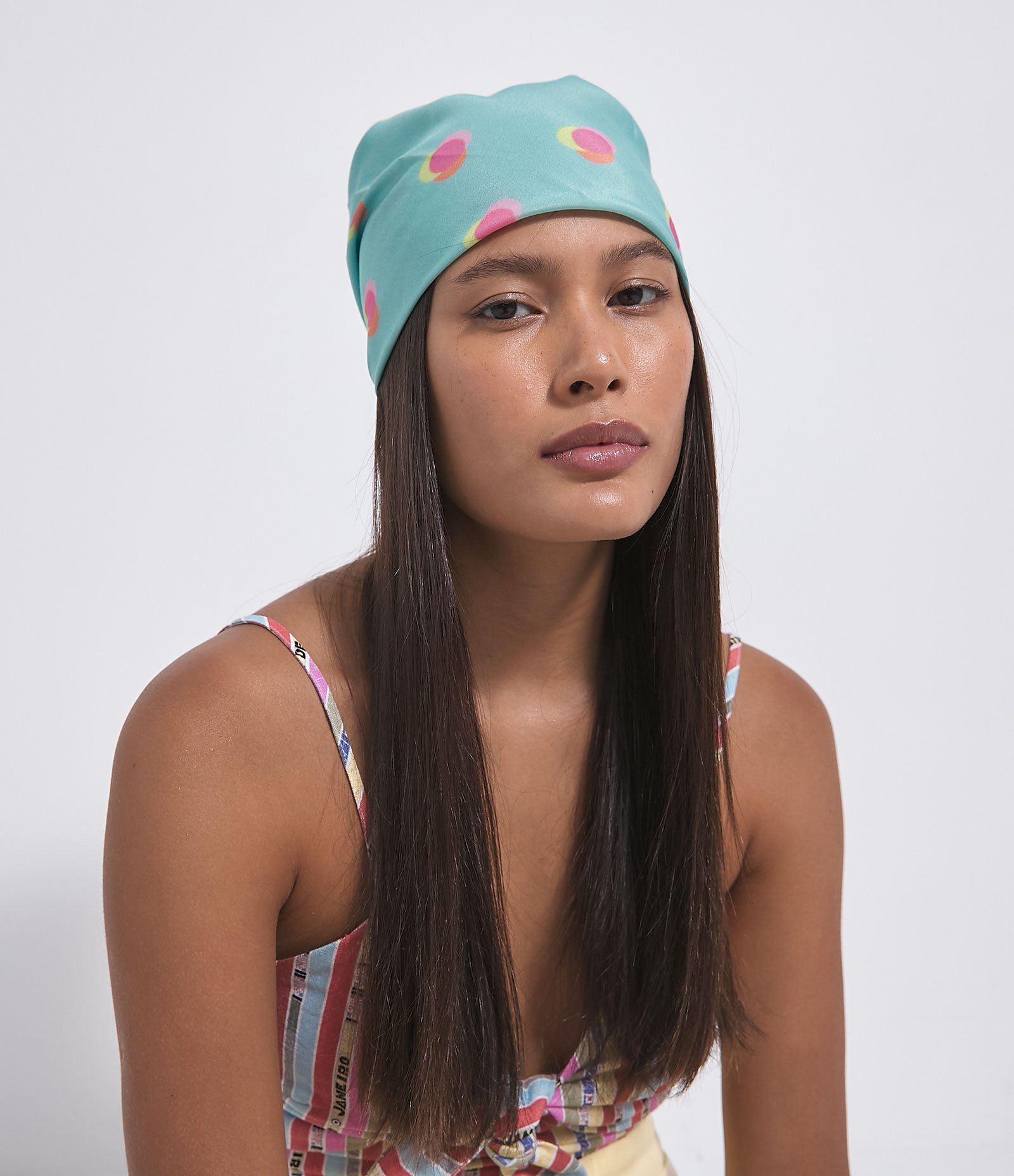 Bandana em Tecido Estampado Multicores 5