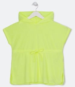 Saída de Praia Infantil Atoalhada com Capuz - Tam P ao GG