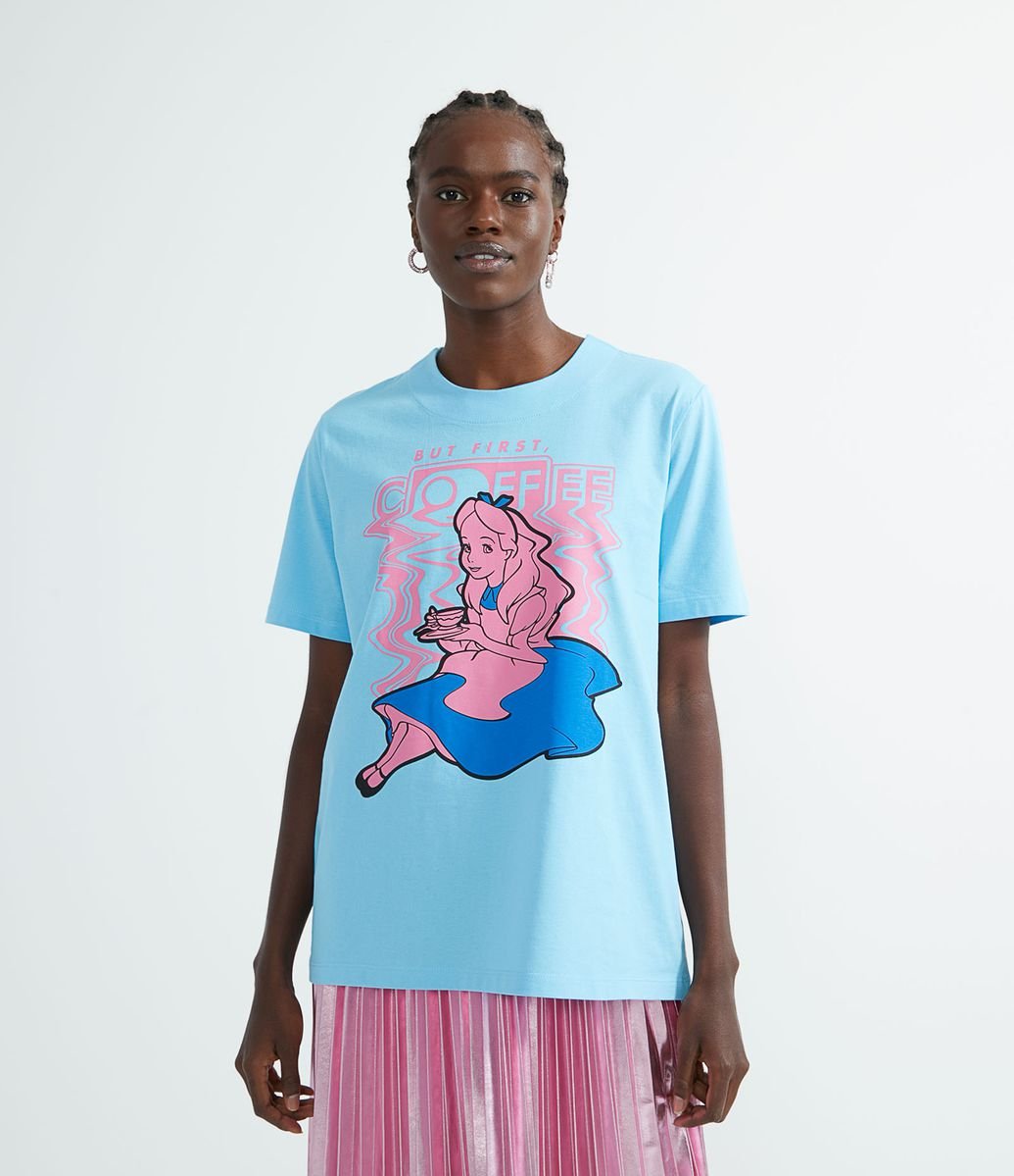 Camiseta alice no país das maravilhas renner Clearance