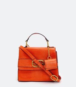 Bolsa Média Transversal com Textura
