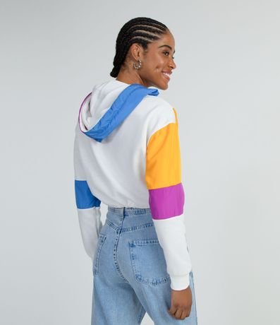 ellesse cropped moletom com capuz