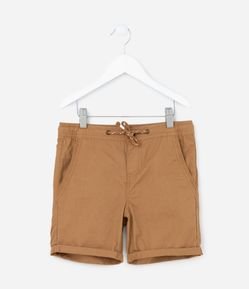 Bermuda Infantil em Sarja Básica - Tam 1 a 5 anos