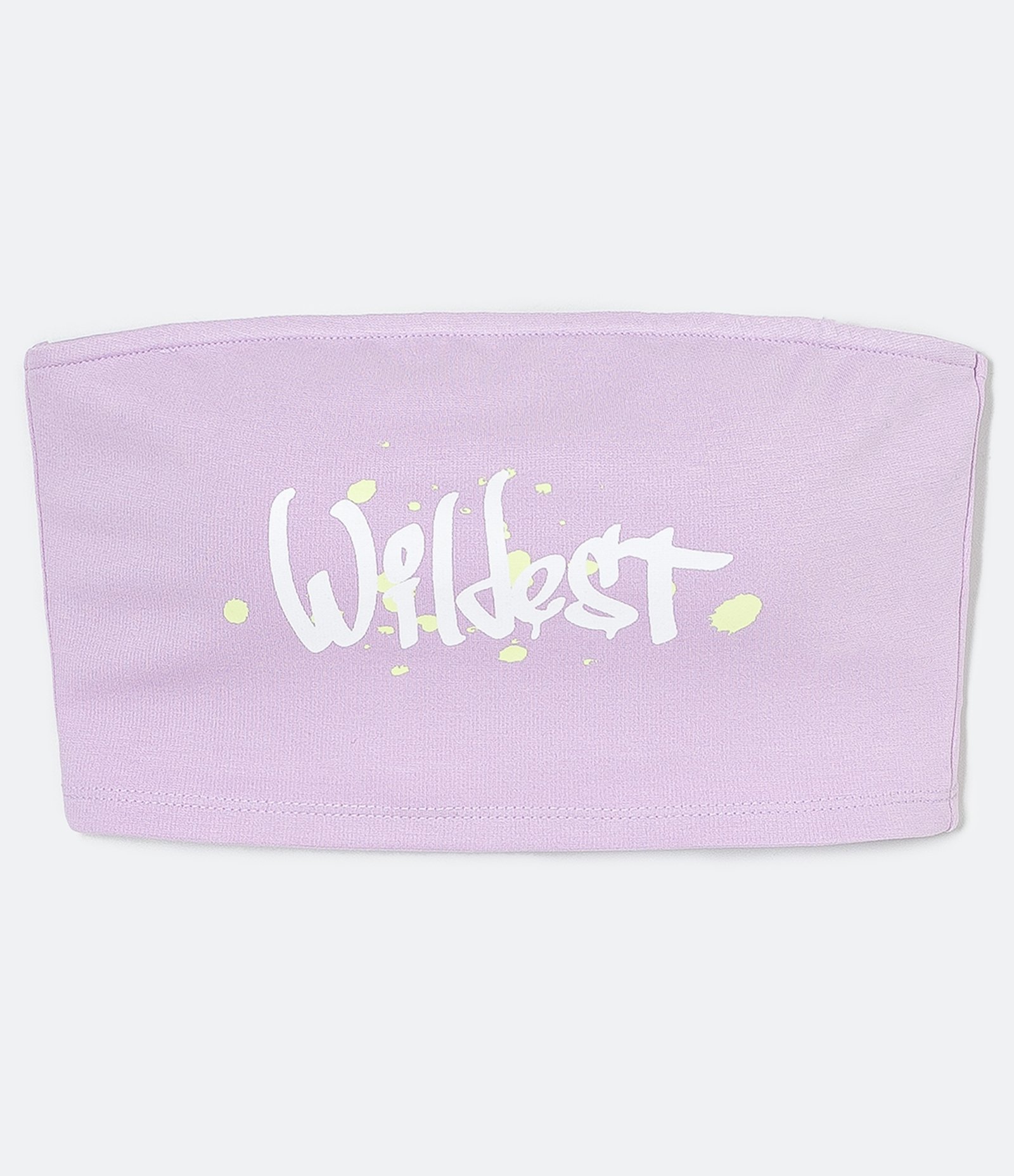 Blusa Tomara Que Caia em Ponto Roma com Lettering Wildest Lilás 1