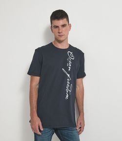 Camiseta Comfort com Estampa Ocean