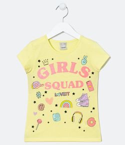 Blusa Infantil Girls Squad - Tam 5 a 14 anos