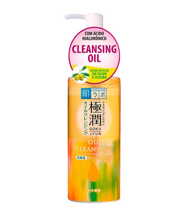 Óleo De Limpeza Facial Gokujyun Oil Cleansing Hada Labo 200ml 1