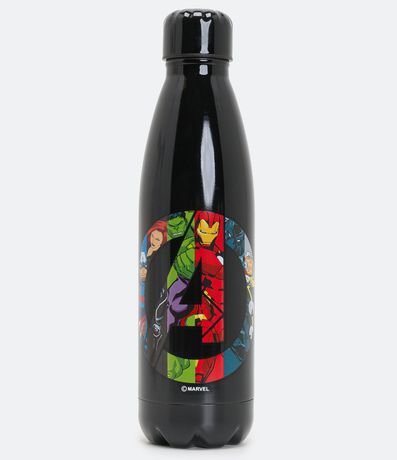 Garrafa Térmica em Aço Inoxidável com Estampa Localizada Marvel Menor preço em Garrafa Térmica em Aço Inoxidável com Estampa Localizada Marvel
