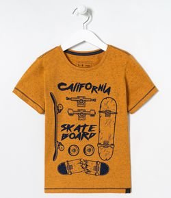 Camiseta  Infantil California Skateboard - Tam 5 a 14 anos