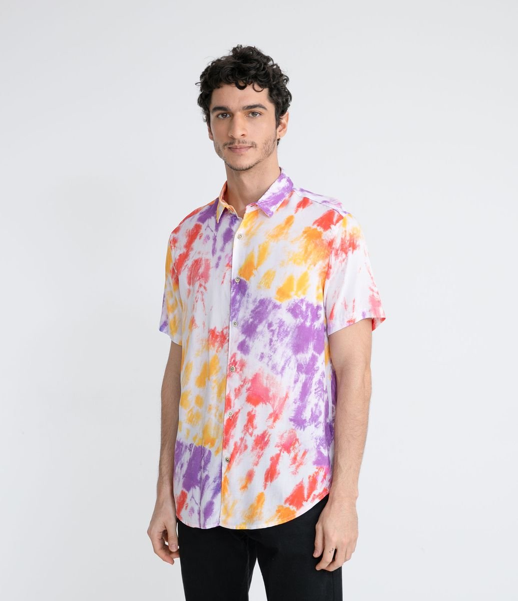camiseta estampa tie dye
