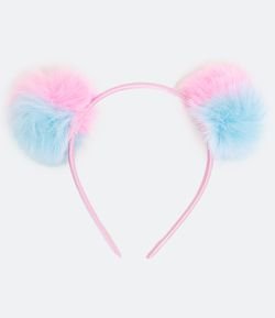 Tiara Infantil com Pompom