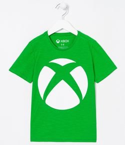 Camiseta Infantil Xbox - Tam 5 a 14 anos