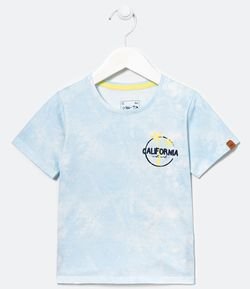 Camiseta Infantil Tie Dye California - Tam 1 a 5 anos